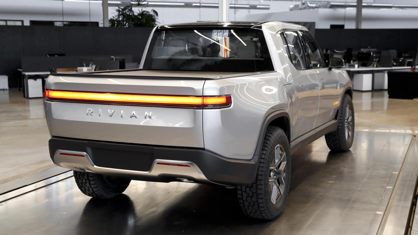 Rivian truck deals electric